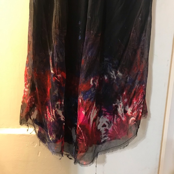 Cute! Free People sheer black/pink tunic tank XS - Picture 4 of 11